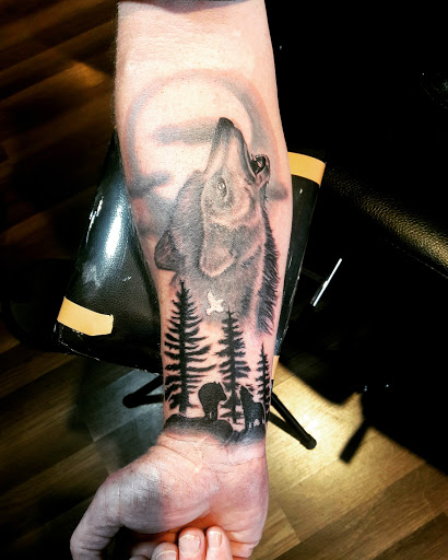 Explore the marathon continues tattoo ideas, creative tattoo ideas in Hesperia, available at Logic Ink Tattoo & Piercing