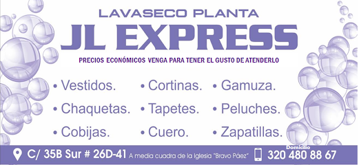 Lavandería JL Express Bravo Páez