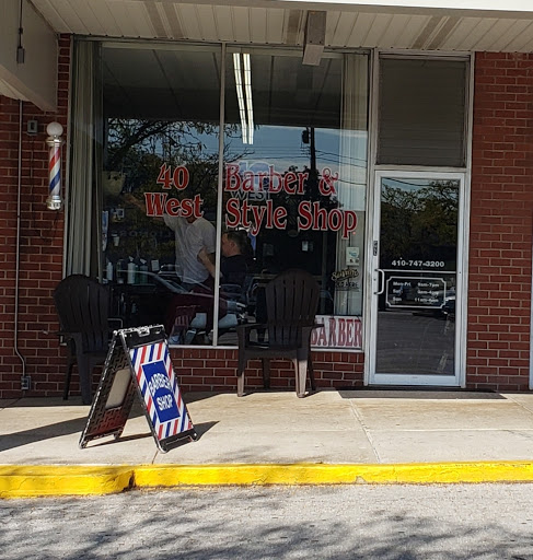 Barber Shop «40 West Barber & Style Shop», reviews and photos, 722 N Rolling Rd, Catonsville, MD 21228, USA