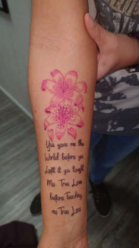 Explore mountain range tattoo ideas, creative tattoo ideas in Jonesboro, available at Immortal Ink