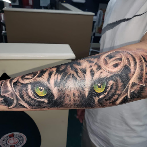 Explore koi fish tattoo sleeve ideas, creative tattoo ideas in Denver, available at 5280 INK