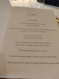 Restaurant Maison CHABRAN - Le 45ème (Bistrot Gourmand) à Pont-de-l'Isère (le menu)