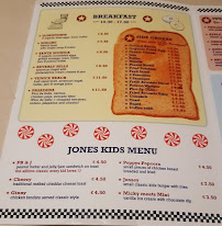Jones Original American Diner à Munich menu