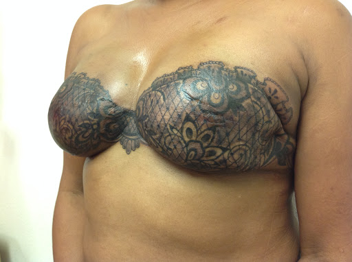 Explore mardi gras mask tattoo ideas, creative tattoo ideas in Newhall, available at The Gilded Lily
