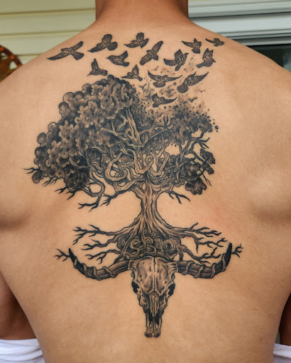 Explore simple neck tattoo ideas, creative tattoo ideas in Torrington, available at Head 2 Toe Tattoo