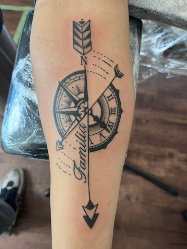 Explore jet tattoo ideas, creative tattoo ideas in Rogers, available at Ink Solutions Tattoo