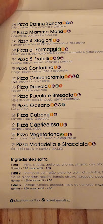 San Martino Gramido à Valbom menu