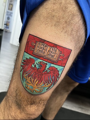 Explore papa bear tattoo ideas, creative tattoo ideas in Alexandria, available at Old Town Ink & Art Gallery