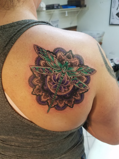 Explore big dipper tattoo ideas, creative tattoo ideas in Johnstown, available at Screaming Needle Tattoo & Body Piercing