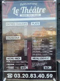 Menu / carte de Restaurant Le Théâtre à Wasquehal