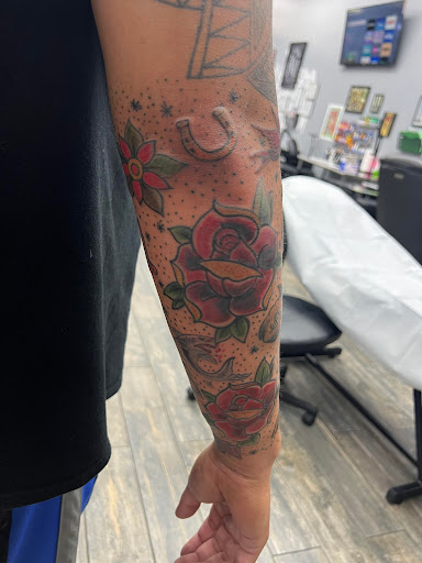 Explore moon tattoo ideas for females, creative tattoo ideas in El Paso, available at American Tattoo Society of Ft Bliss