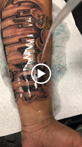 Explore female calf tattoo ideas, creative tattoo ideas in Roxboro, available at Solo Ink Tattoo Shop Appointment Only