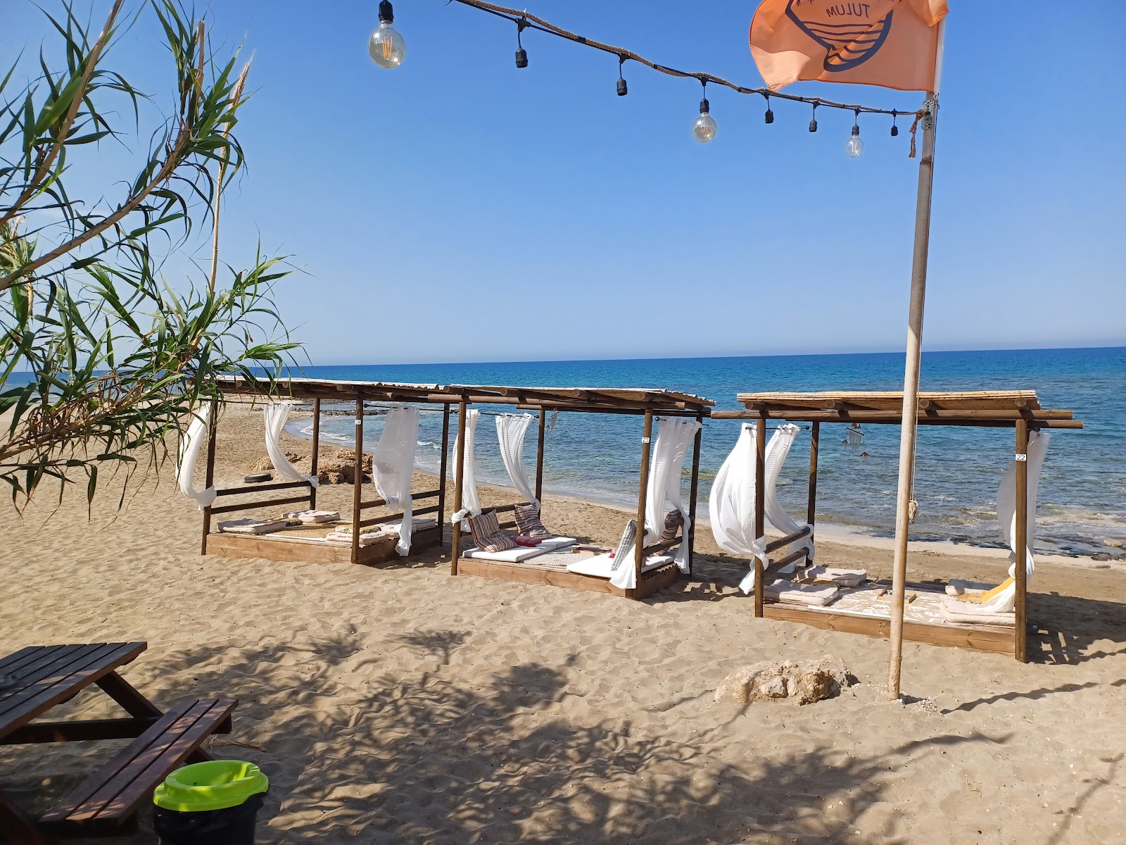 Fotografie cu Tulum Beach cu o linie de coastă dreaptă