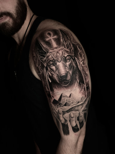 Explore baddie tattoo ideas, creative tattoo ideas in Norcross, available at Brotherhood Tattoo