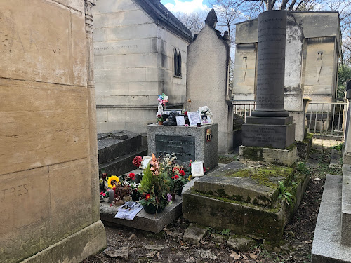 Tombe de Jim Morrison à Paris