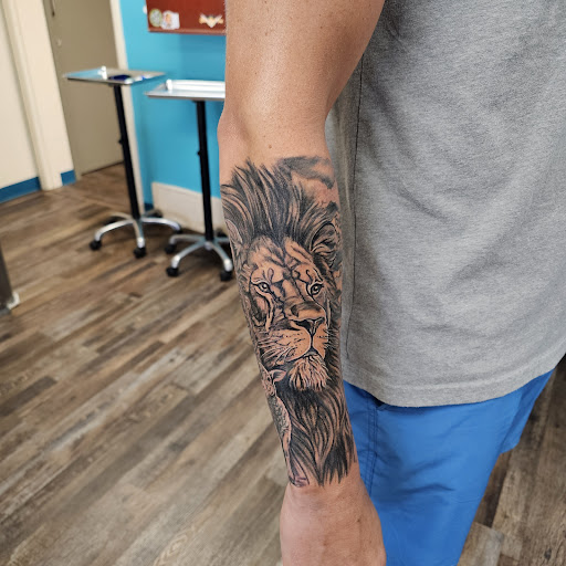 Explore matrix tattoo ideas, creative tattoo ideas in Traverse City, available at Pinups & Needles