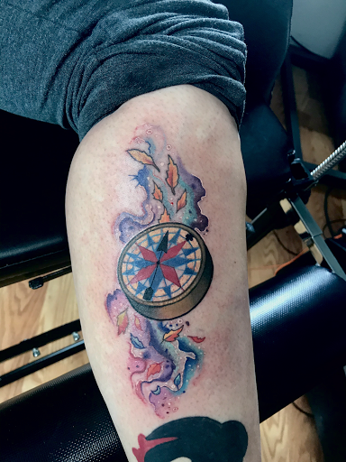 Explore solid black tattoo ideas, creative tattoo ideas in Silver City, available at Independent Ink Tattoo