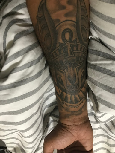 Explore exercise tattoo ideas, creative tattoo ideas in San Angelo, available at Good Vibes Only Tattoo Studio