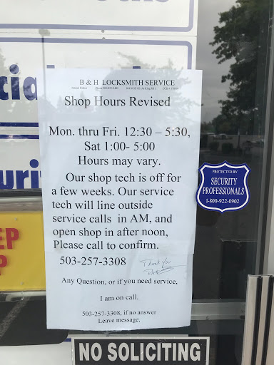 Locksmith «B & H Locksmith Services», reviews and photos, 10416 SE 82nd Ave, Portland, OR 97086, USA