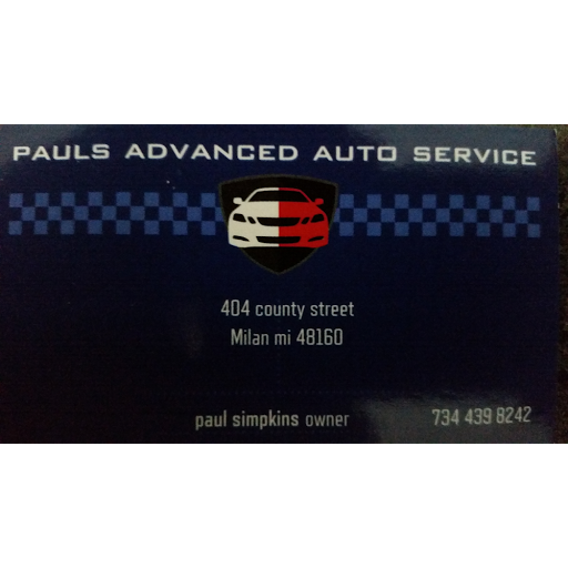 Auto Repair Shop «Pauls Advanced Auto Service», reviews and photos, 404 County St, Milan, MI 48160, USA