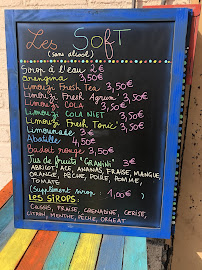 Menu / carte de La Guinguette à Limoges
