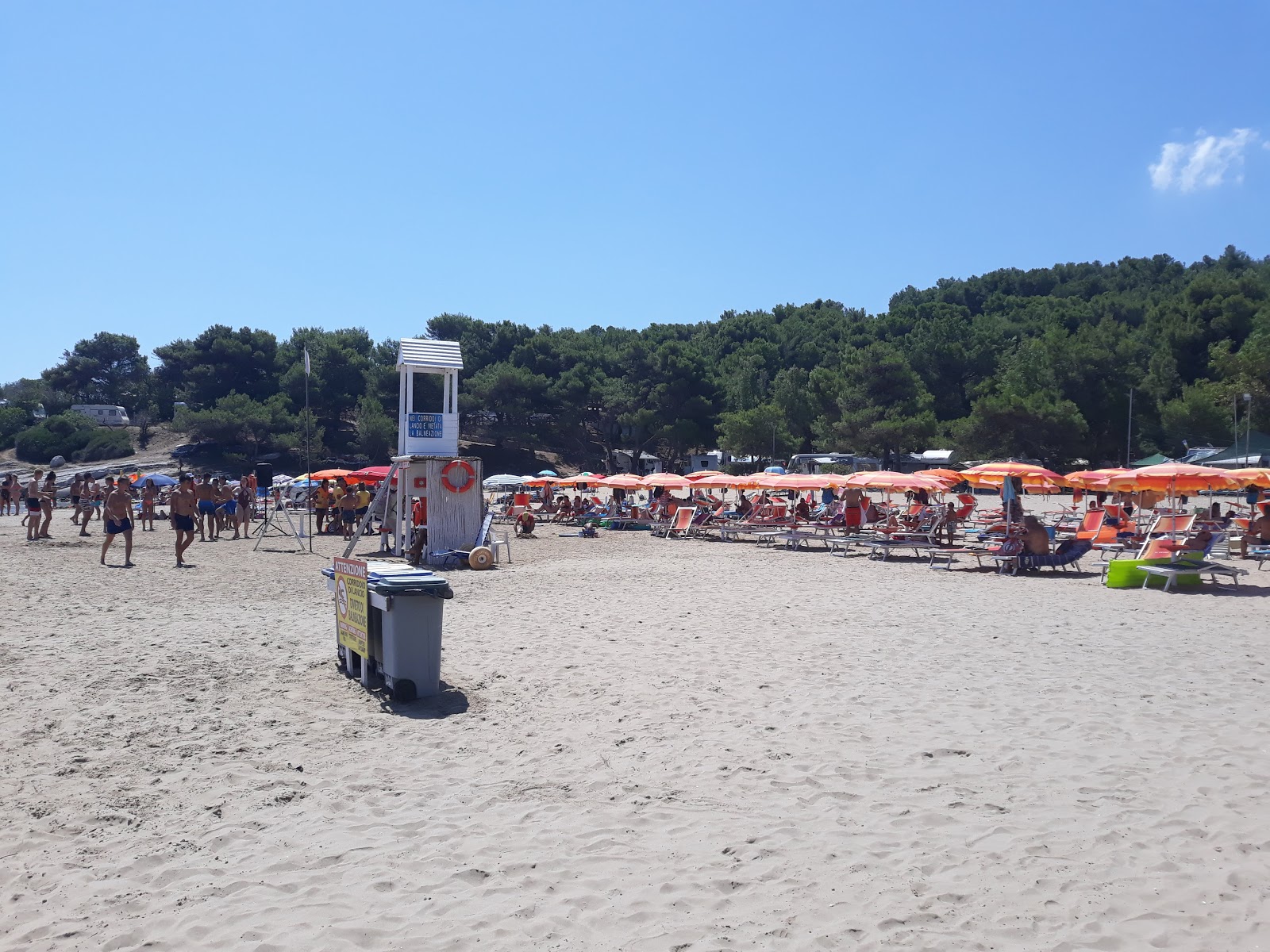 Foto van Punta Lunga gelegen in een natuurlijk gebied