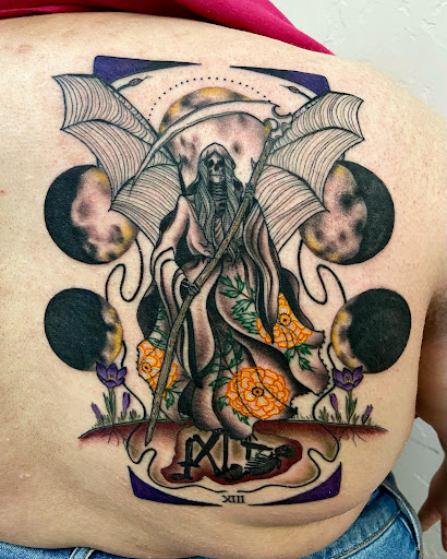 Explore small snake tattoo ideas, creative tattoo ideas in Scipio Center, available at Ace of Wands Private Tattoo & Tarot Studio . Appointment Only