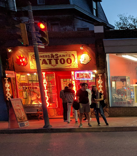 Tattoo Shop «Sinners & Saints Tattoo», reviews and photos, 252 S Highland Ave, Pittsburgh, PA 15206, USA