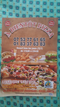 Pizza du Pizzeria A Bientôt Pizza à Pantin - n°2