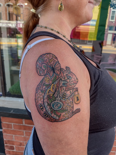 Explore tattoo ideas for mothers with sons, creative tattoo ideas in Three Rivers, available at Portfolio Ink, LLC