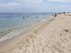 Foto von Soverato Strand und die siedlung