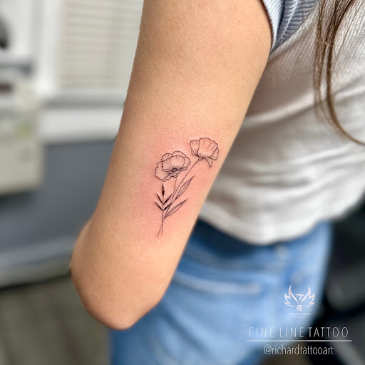 Explore calf sleeve tattoo ideas, creative tattoo ideas in Charlotte, available at Black Cloud Tattoo & Piercing