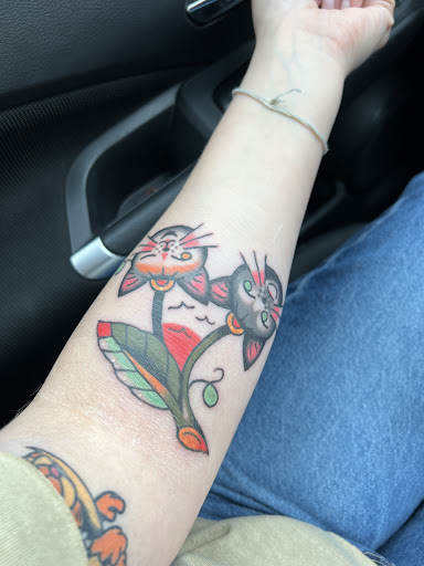 Explore tattoo ideas for three siblings, creative tattoo ideas in Taunton, available at Pleasure In Pain Tattoo