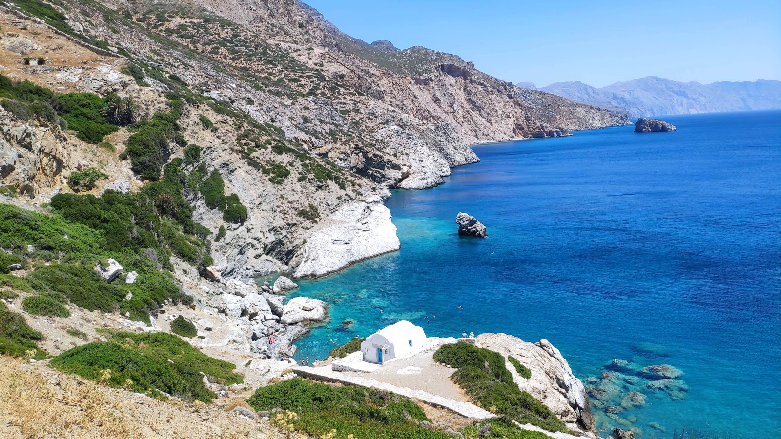 Foto von Agios Anna beach mit sehr sauber Sauberkeitsgrad