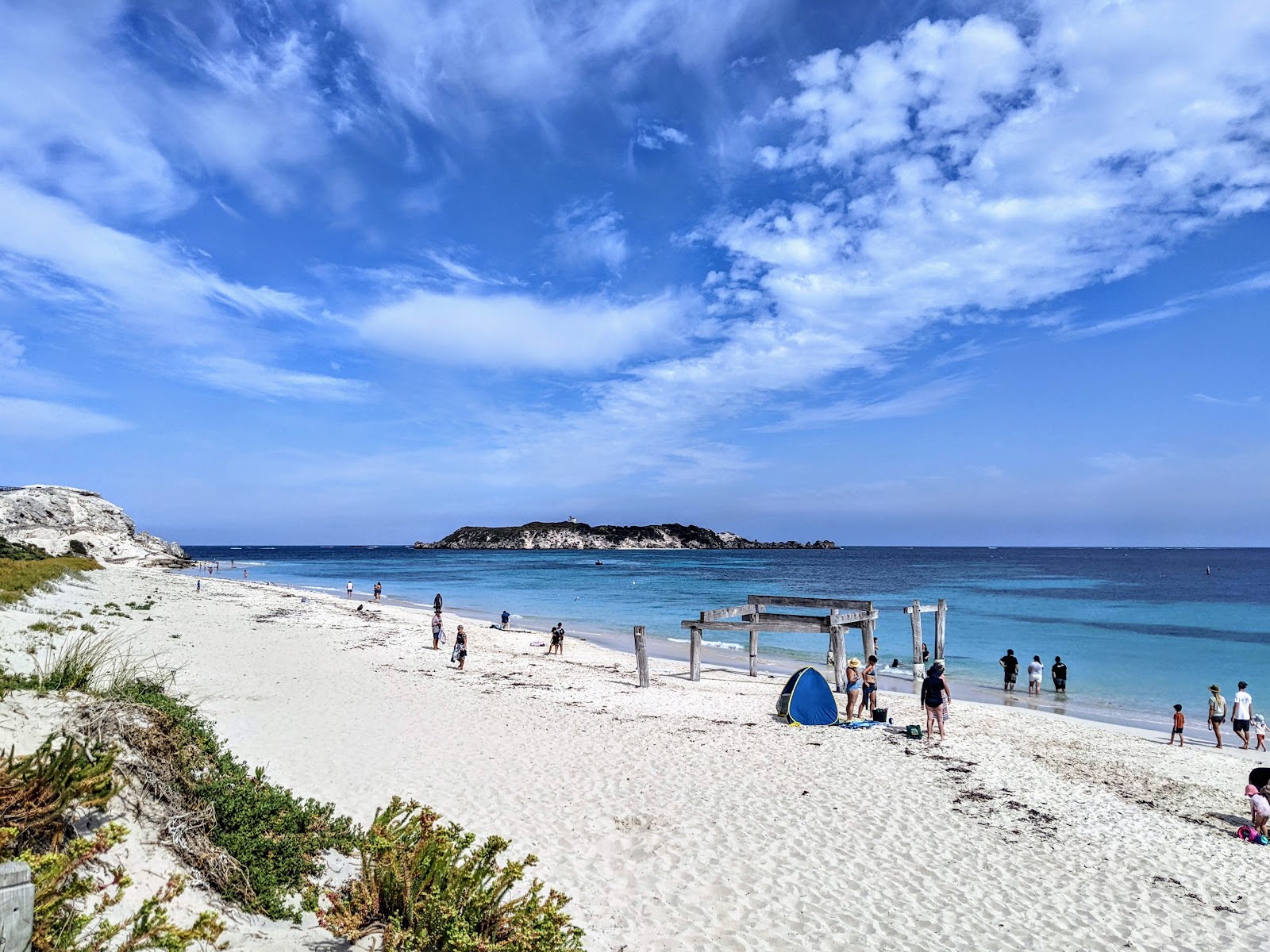 Foto van Hamelin Bay Beach met beige zand oppervlakte