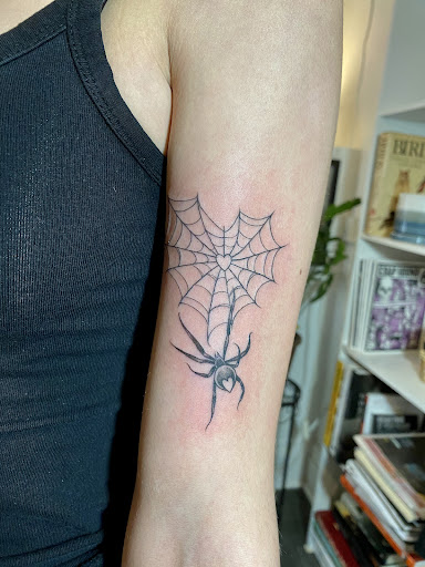 Explore angel halo tattoo ideas, creative tattoo ideas in Pittsburgh, available at Sanctuary Pittsburgh