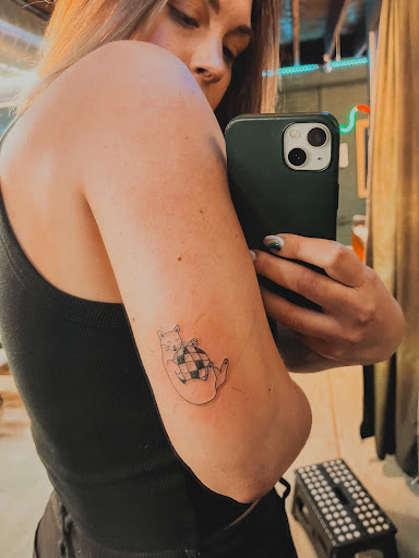 Explore lightning tattoo ideas, creative tattoo ideas in Denver, available at Mashroom Studios