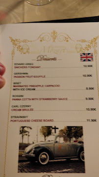 Restaurante Mozart à Funchal menu