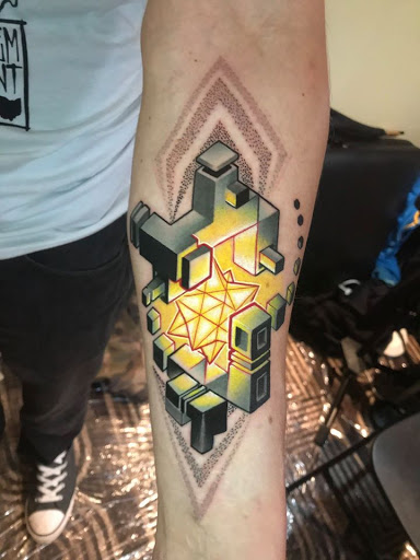 Explore white ink tattoo ideas, creative tattoo ideas in Norwalk, available at Stuck Tattoo Gallery