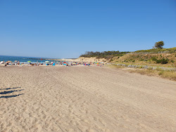 Foto di Plage de l'Amelie con costa lunga e dritta