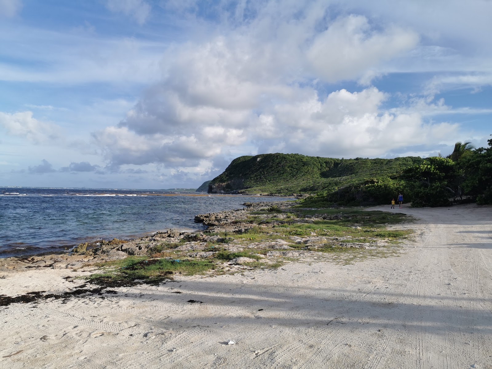 Photo de Plage De L'anse Ste Marguerite avec l'eau cristalline de surface