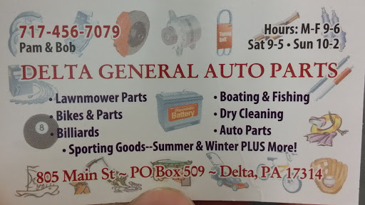 Auto Parts Store «Delta General Store & Auto Center», reviews and photos, 805 Main St, Delta, PA 17314, USA