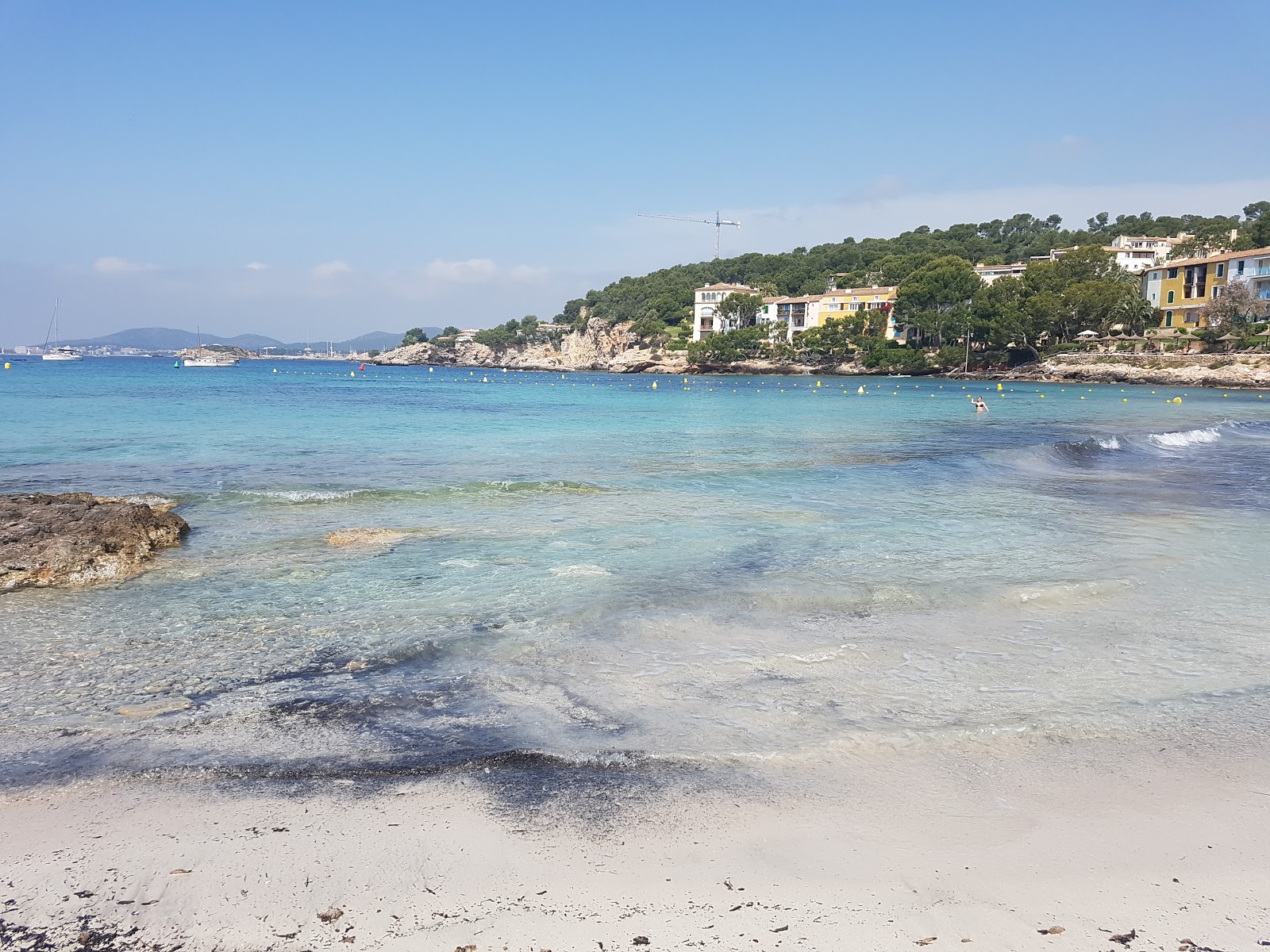 Photo of Cala Xinxell with partly clean level of cleanliness