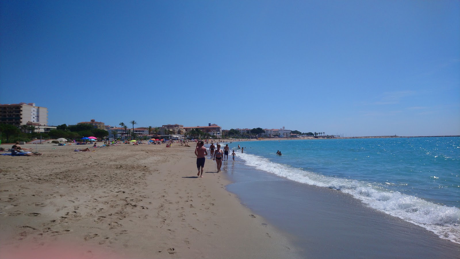 Fotografie cu L'Hospitalet beach zonele de facilități