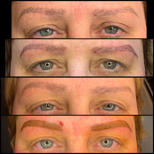 Explore february birth flower tattoo ideas, creative tattoo ideas in Peoria Heights, available at BeautiFULL Brows By Jen Microblading - Permanent Makeup Wild Honey Beauty Studio