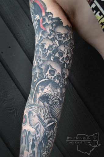 Explore chess tattoo ideas, creative tattoo ideas in Madison, available at Arcola Creek Tattoo