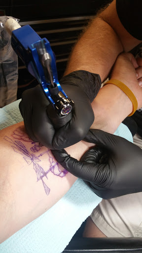 Explore virgo sign tattoo ideas, creative tattoo ideas in Wylie, available at Scarecrow Galleries Tattoo Company