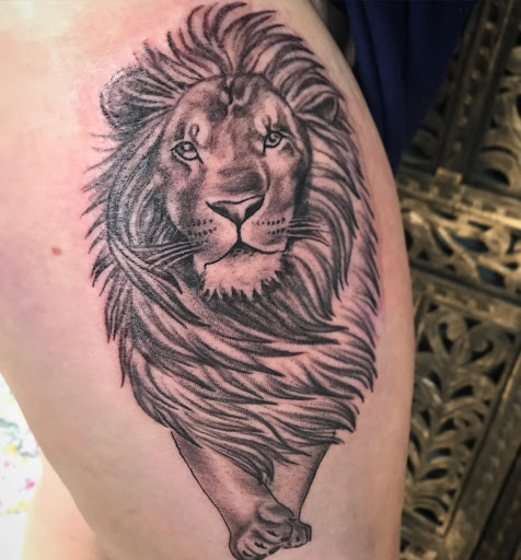 Explore cool shoulder tattoo ideas, creative tattoo ideas in Tecumseh, available at Lucid Tattoo Gallery