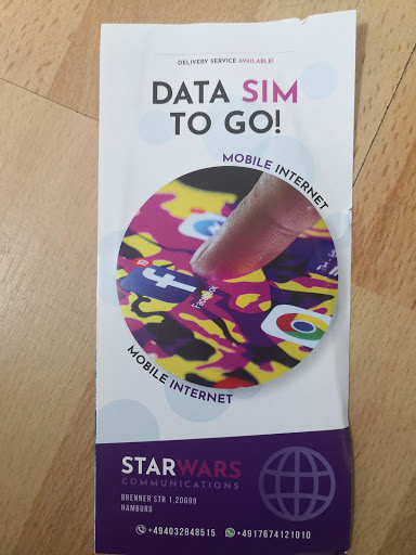Prepaid Data Sim, World Internet calling Sim (Starwar)