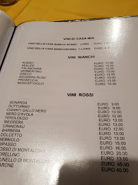 Trattoria A Casa Mia à Milan menu